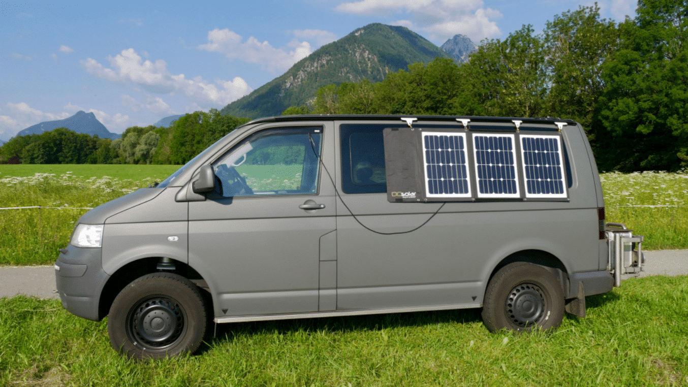 SOLARA Solaranlagen DCsolar angebracht am Campervan