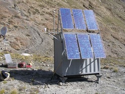 Stand Alone Messtation mit Solartechnik von Solara.